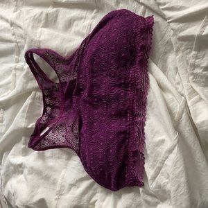 lace halter bralette